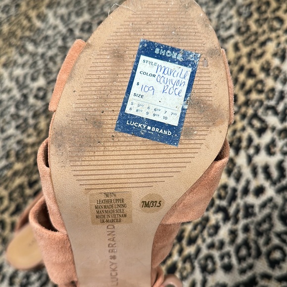 Lucky Brand Suede Shoes - Picture 3 of 5